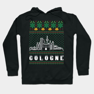 Cologne Germany Ugly Christmas Hoodie